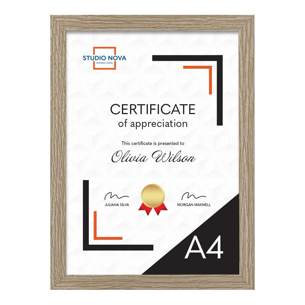 Home Basics A4 Certificate Frame